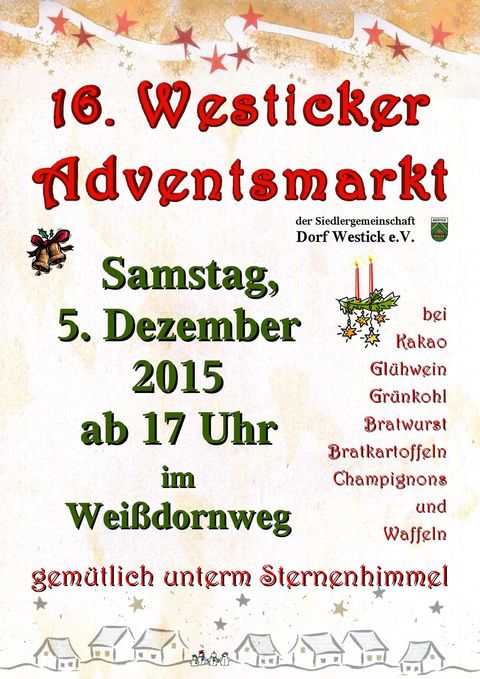 Einladung zum Besuch unseres Adventsmarktes