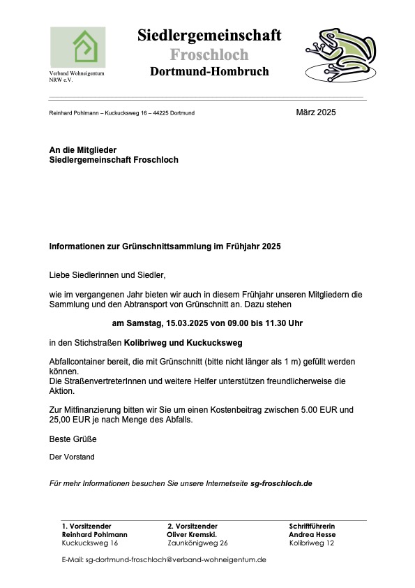 Grünschnitt 3/2025