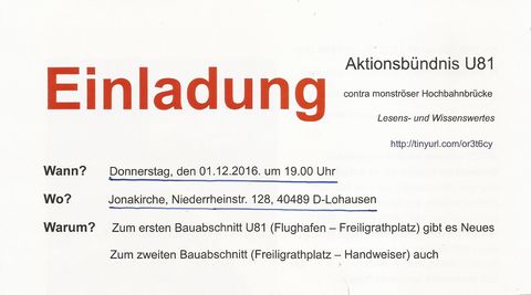 Einladung in die Jonakirche am 1.12.16