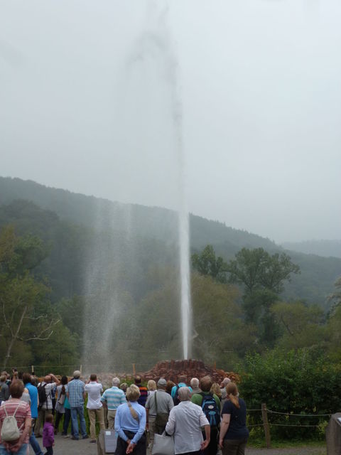 Geysir in Aktion