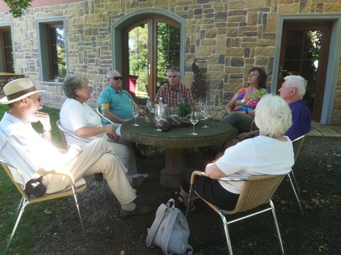 Im Weingut-Garten