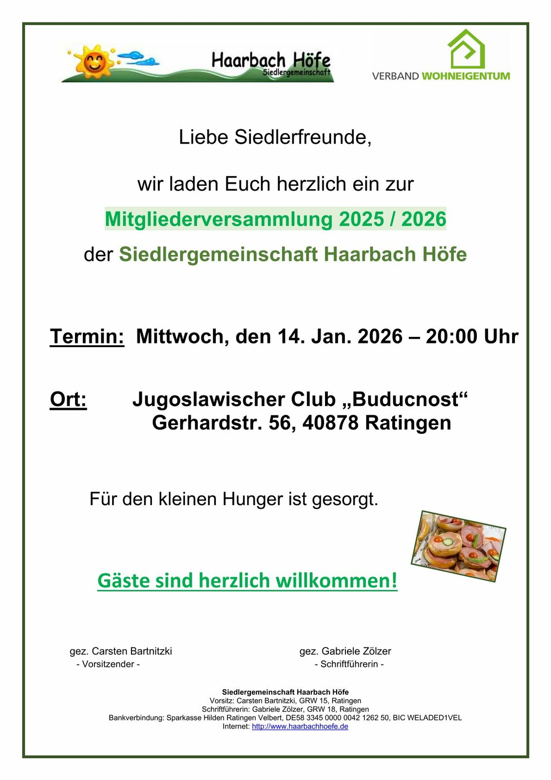 Einladung MV 2025/2026