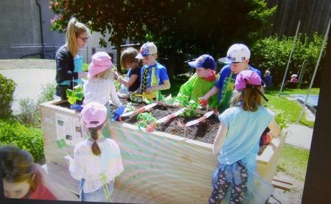 Hochbeet im Kath. Kindergarten ST. Franziskus