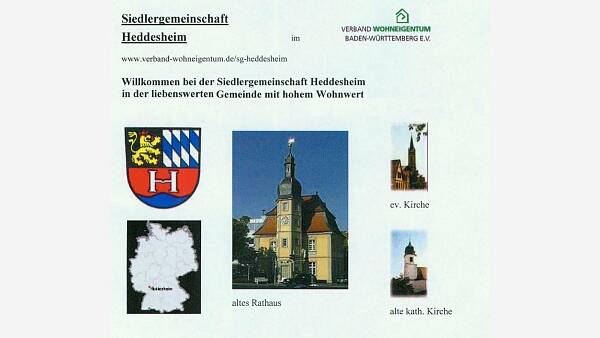 Themenbild: Lage Gemeinde Heddesheim