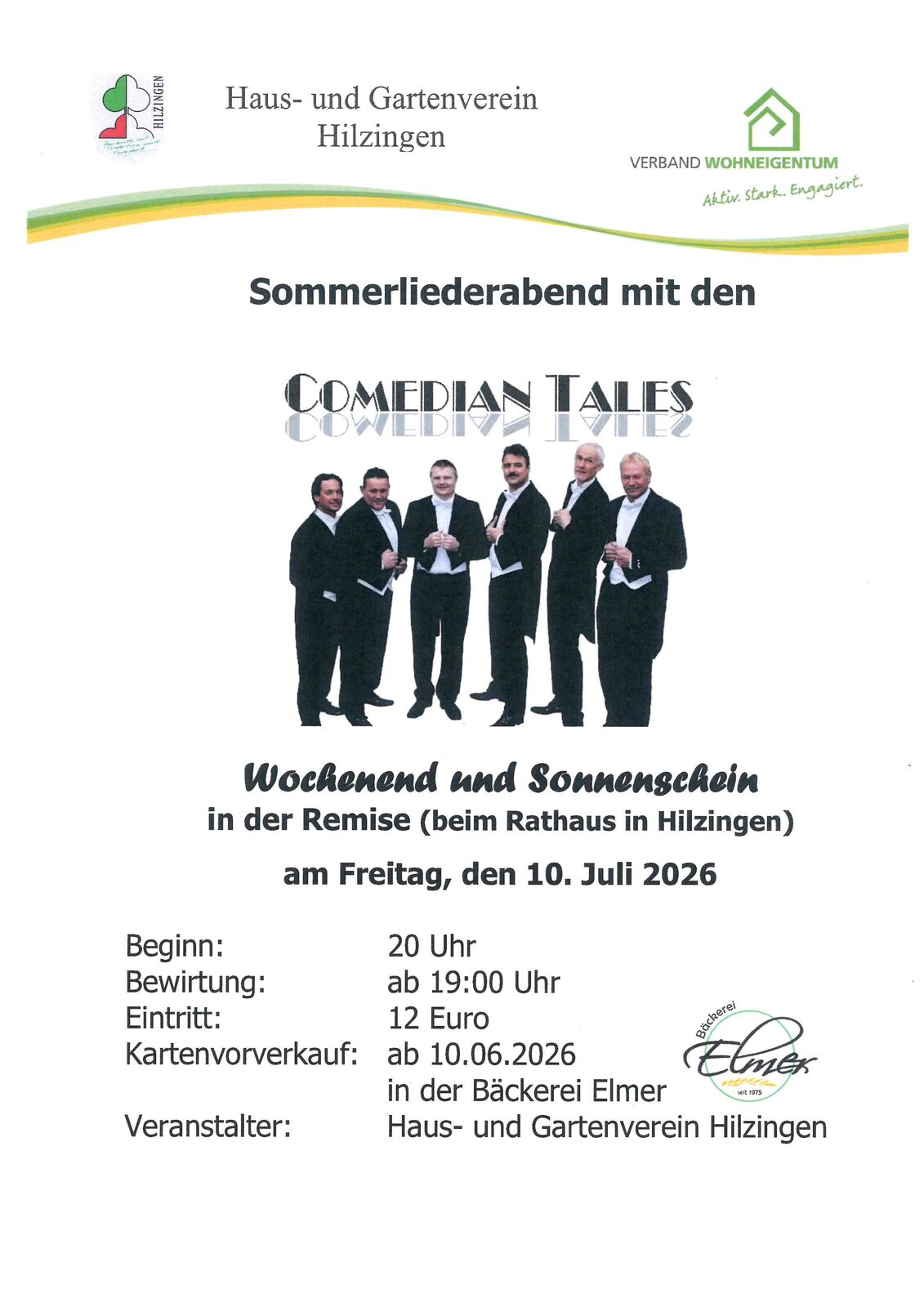Sommerliederabend 2026