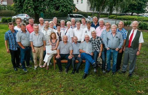 Gruppenbild der Jubilare 2015