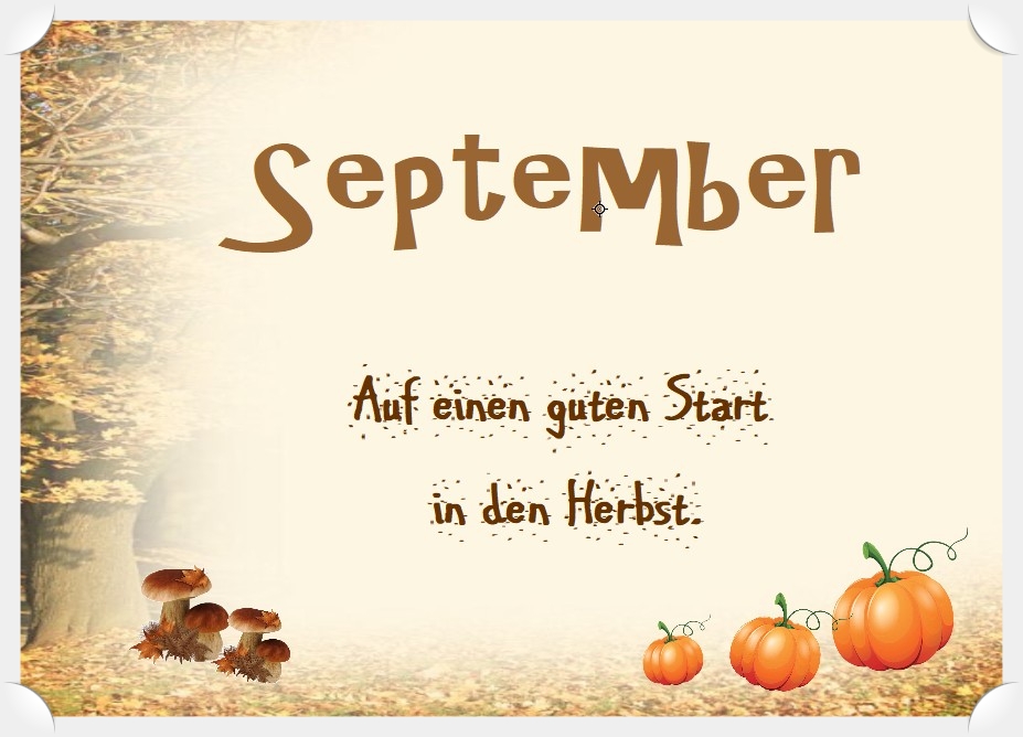 Der Herbst ist da