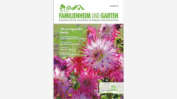 Themenbild: Verbandsmagazin Familienheim und Garten