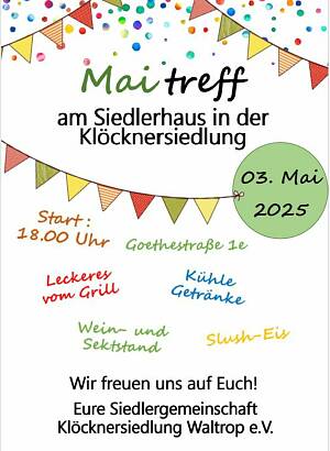Einladung zum Maitreff 2025