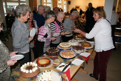 Kuchenausgabe