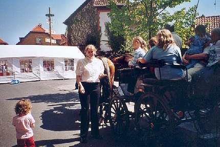 Die abfahrbereite Kutsche