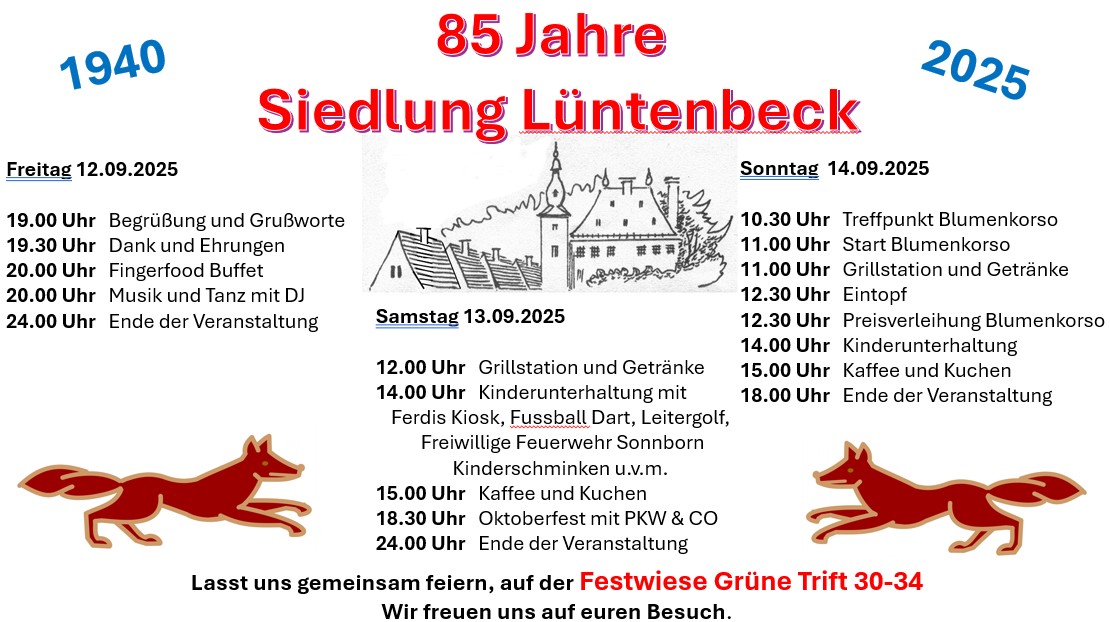 85 Jahre Lüntenbeck