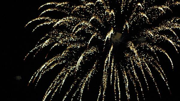Themenbild: Goldfeuerwerk