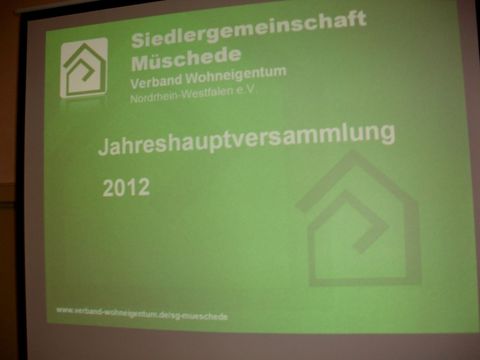 Mitgliederversammlung 2012