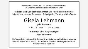 Gisela Lehmann