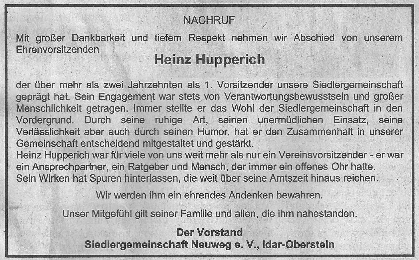 Anzeige Wochenspiegel