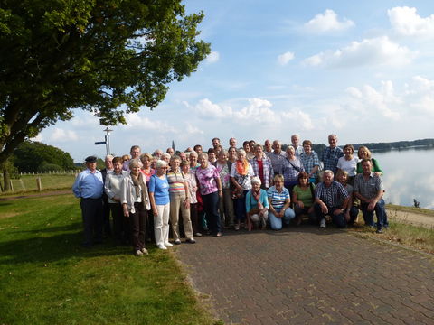 Gruppenbild an der Thülsfelder Talsperre