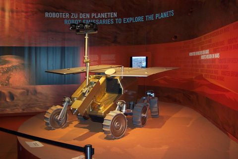 Älteres ExoMars-Modell auf der ILA 2006 (Berlin)