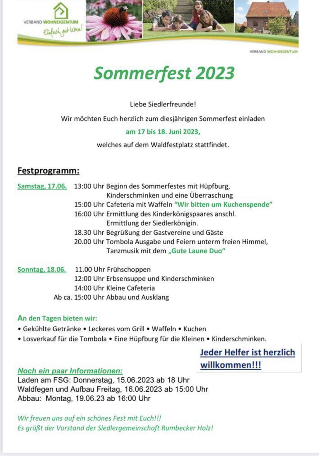 Sommerfest 2023