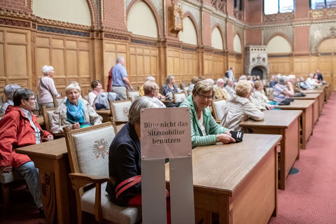 Bürgerschaftssaal, Rathaus Lübeck.