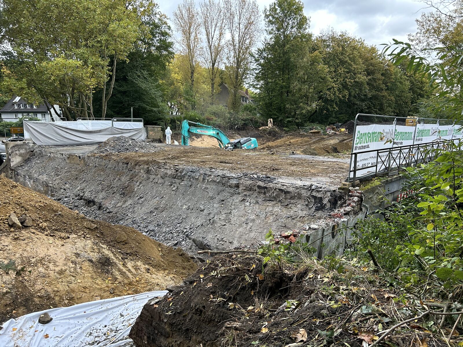 Vorbereitung des Abbruchs