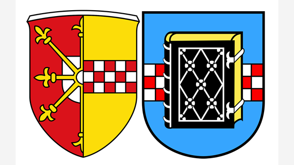 Themenbild: Wappen Wattenscheid und Bochum