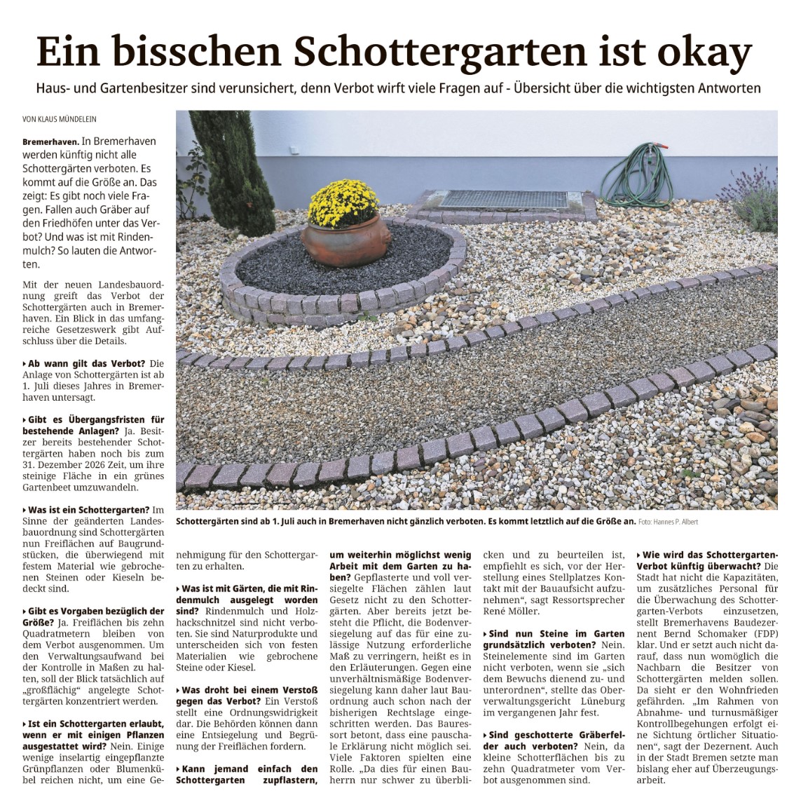 Artikel der Nordseezeitung