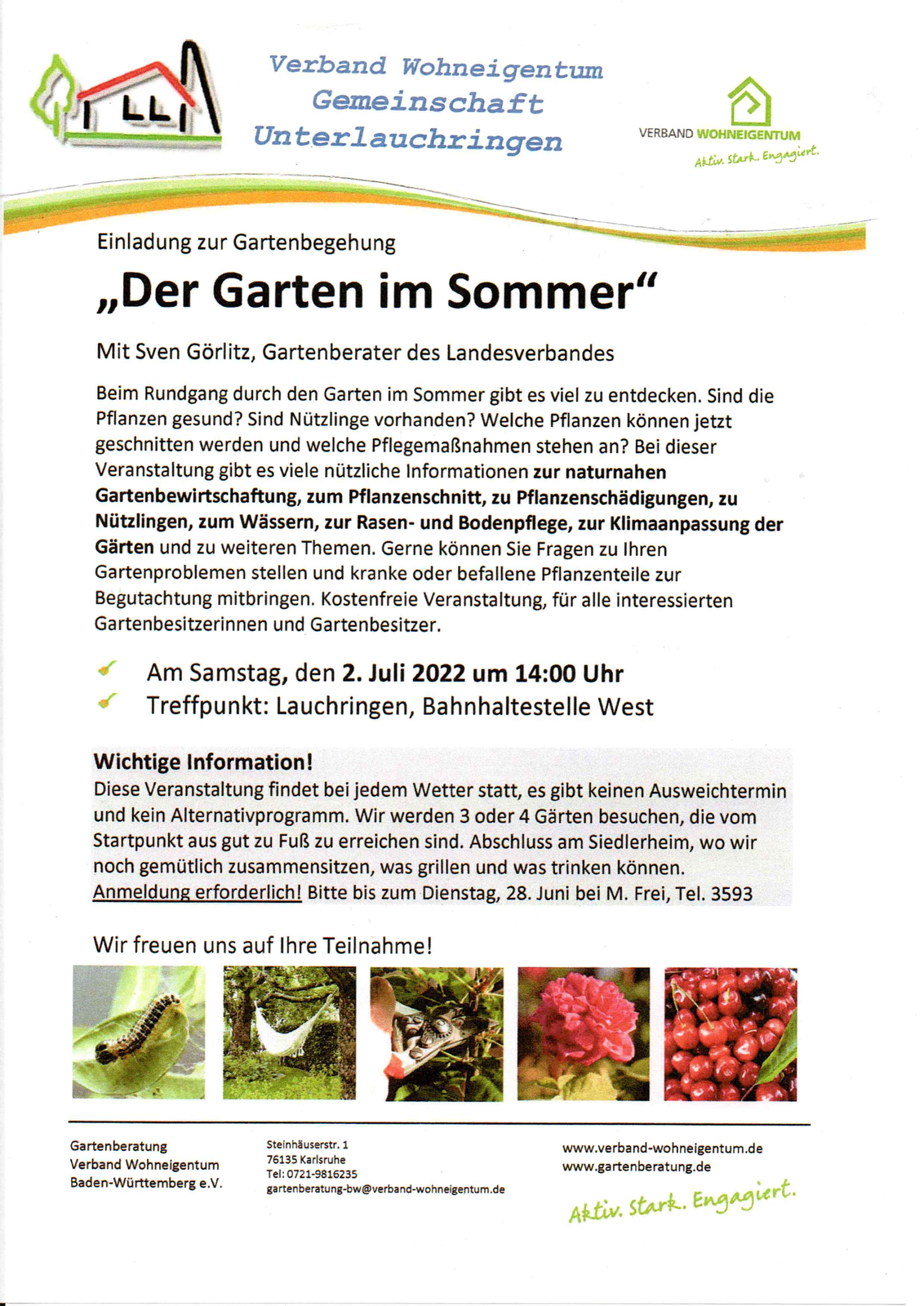 Gartenbegehung