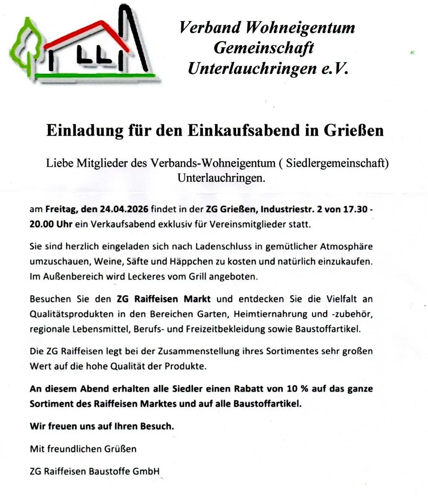 Einkaufsabend