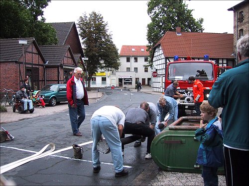 Koppeln der Saugleitung