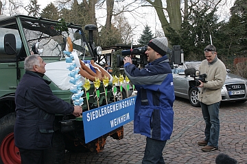 HR3 und SWR3 bei den Aufnahmen