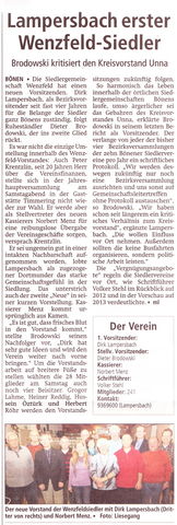 Zeitungsbericht