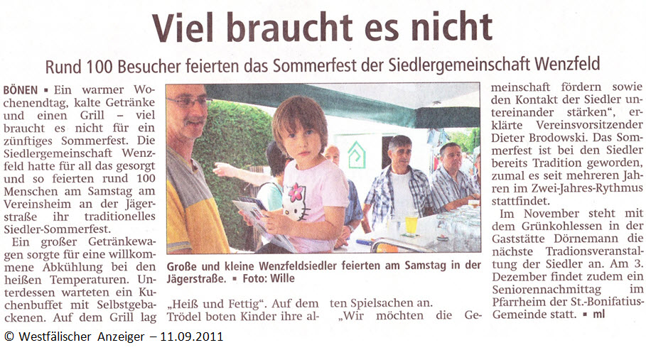 2011 Sommerfest