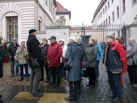 Eine der Gruppen auf ihrem 