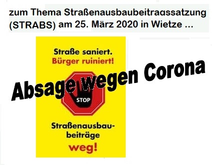 Informationsveranstaltung STRABS