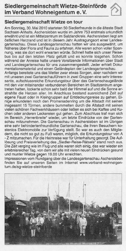 Pressemeldung vom 16.06.2010