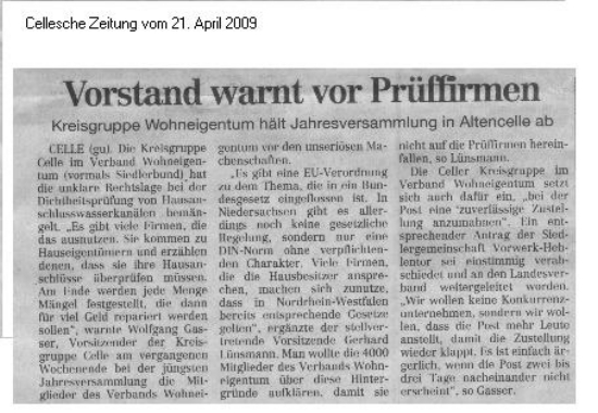 Kreisgruppenversammlung 2009