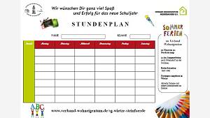 Der Stundenplan