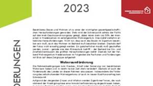 Postionen + Forderungen 2023