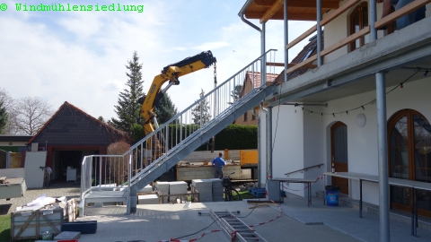 neue Treppe