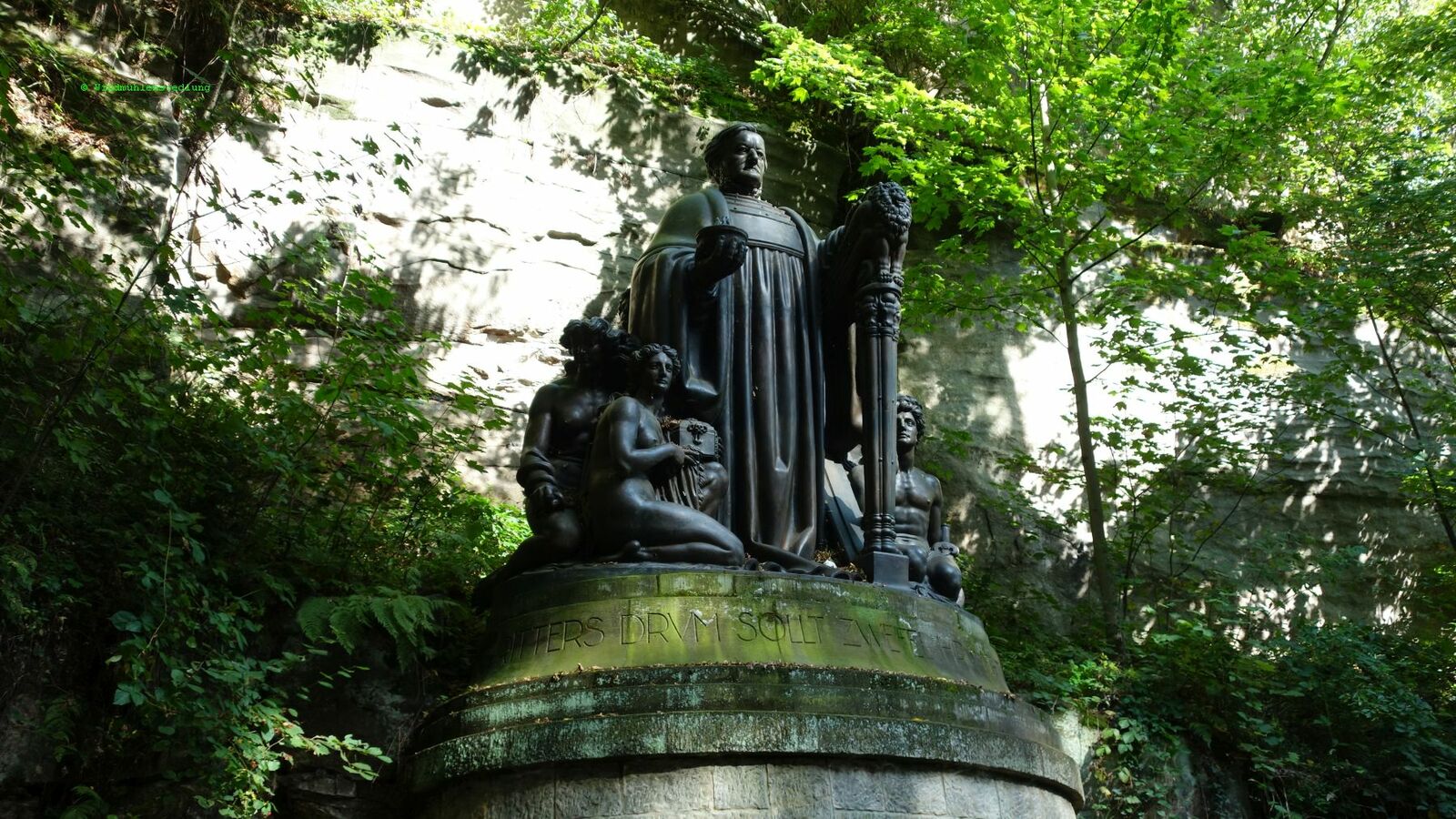 Wagner-Denkmal im Liebethaler Grund