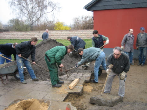 Arbeitseinsatz am 8. März 2008