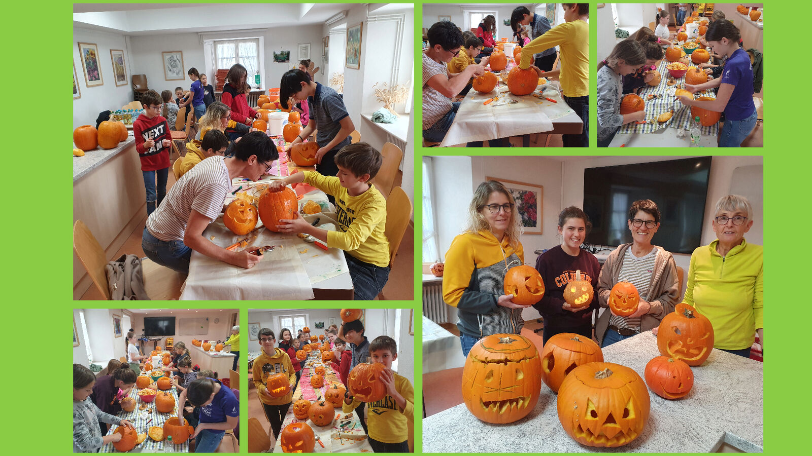 Kürbisse für Halloween