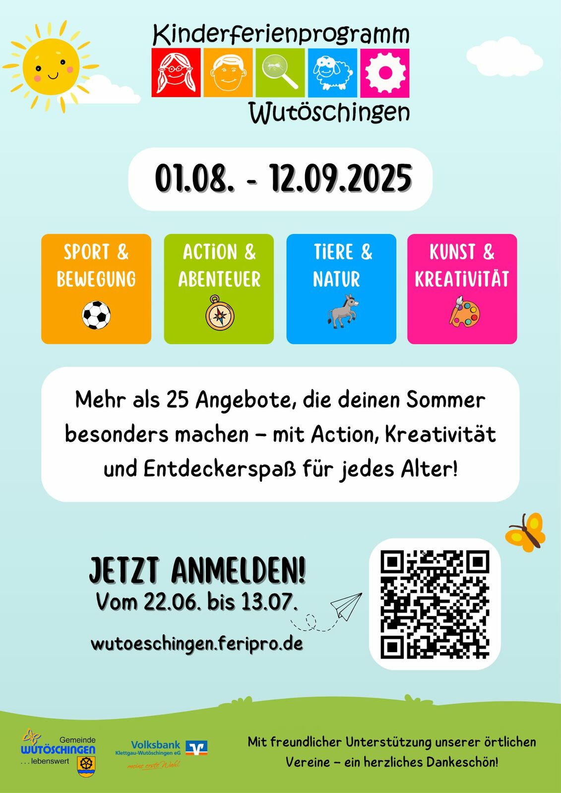Sommer, Sonne, Ferienprogramm