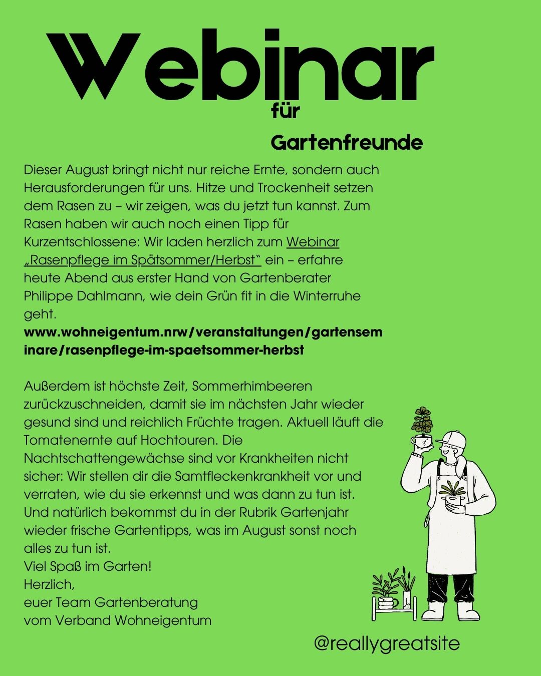 Für Gartenfreunde