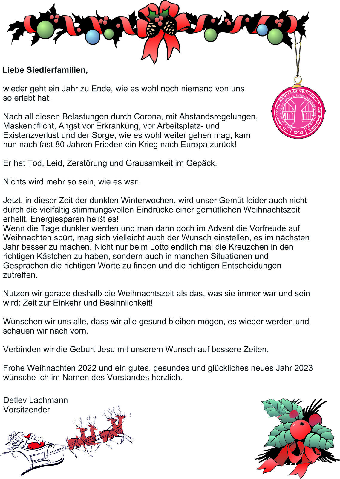 Weihnachtsgruß
