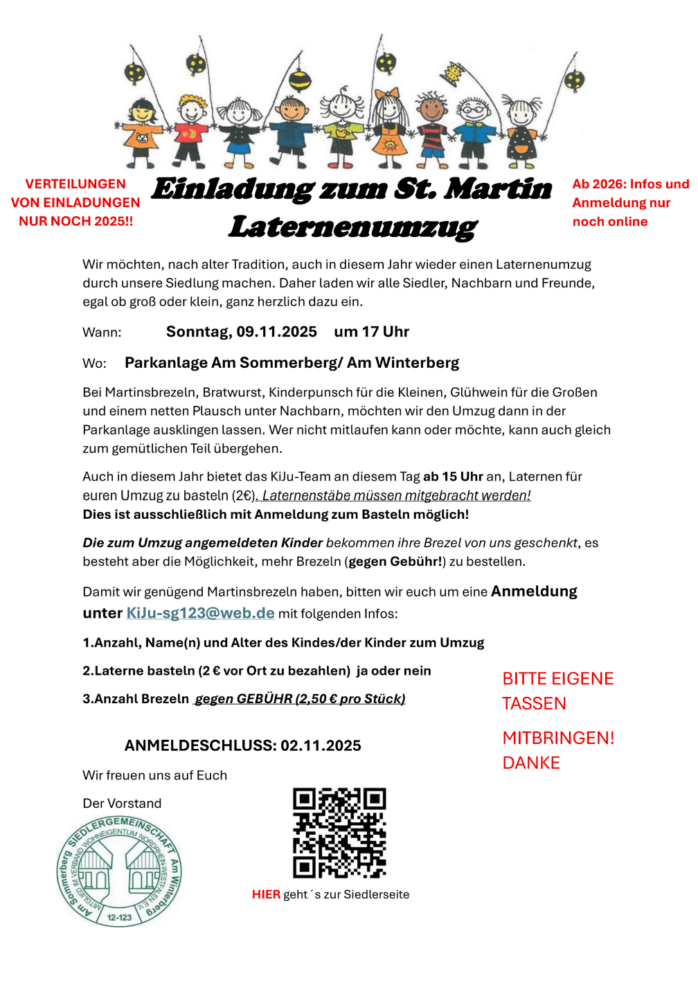 Einladung