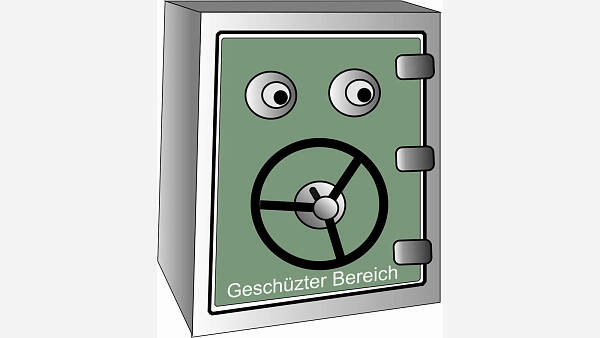 Themenbild: Safe gezeichnet in Corel