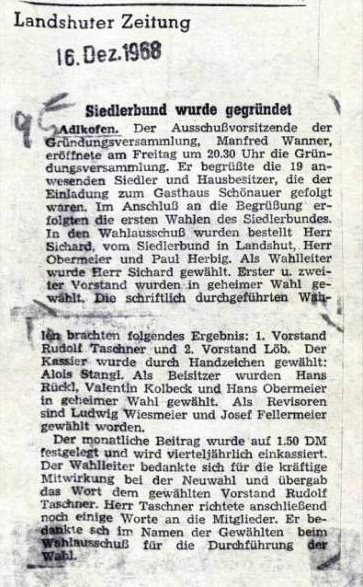 Gründungsbericht