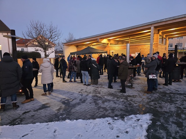 Dorfplatz Neujahrsanglühen